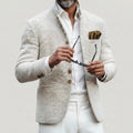 Alfie - Men's Stand Collar Button-Front Cardigan
