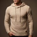 Archie - Men's Waffle-Knit Pullover Hoodie
