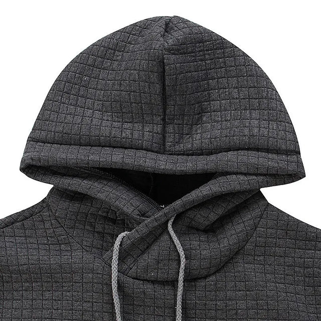 Archie - Men's Waffle-Knit Pullover Hoodie