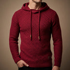 Archie - Men's Waffle-Knit Pullover Hoodie
