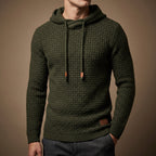 Archie - Men's Waffle-Knit Pullover Hoodie