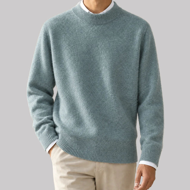 Harrison - Men's Mock Neck Pullover Sweater