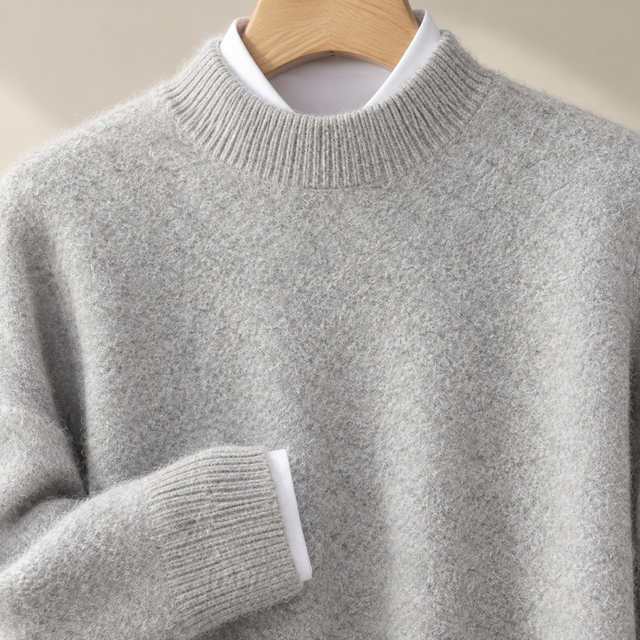 Harrison - Men's Mock Neck Pullover Sweater