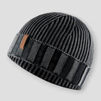 Tromsø - Ribbed Knit Beanie with Fold-Over Cuff