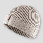Tromsø - Ribbed Knit Beanie with Fold-Over Cuff