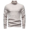 Andreas - Men's Ribbed Turtleneck Slim Fit Sweater 1
