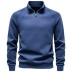 Basil - Men's Stand Collar Quarter-Zip Sweatshirt 2