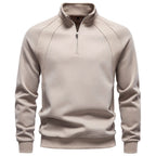 Basil - Men's Stand Collar Quarter-Zip Sweatshirt 3