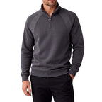 Basil - Men's Stand Collar Quarter-Zip Sweatshirt 4