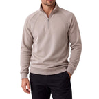 Basil - Men's Stand Collar Quarter-Zip Sweatshirt 6