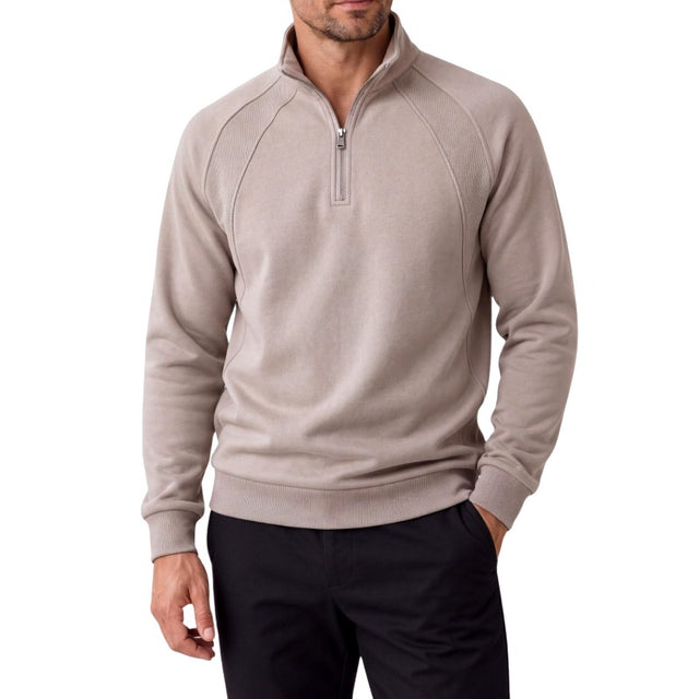 Basil - Men's Stand Collar Quarter-Zip Sweatshirt 6