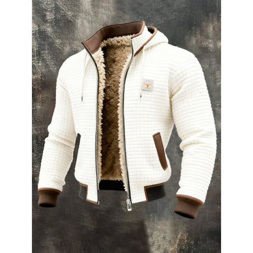 Caleb - Men's Quilted Fleece-Lined Stand Collar Jacket 1