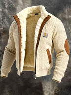 Caleb - Men's Quilted Fleece-Lined Stand Collar Jacket 7