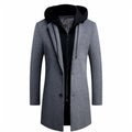 Callahan - Men's Zip Hood Wool Trench Coat 3