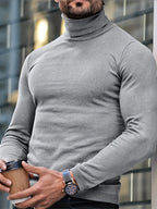 Carter - Men's Ribbed Turtleneck Pullover Sweater