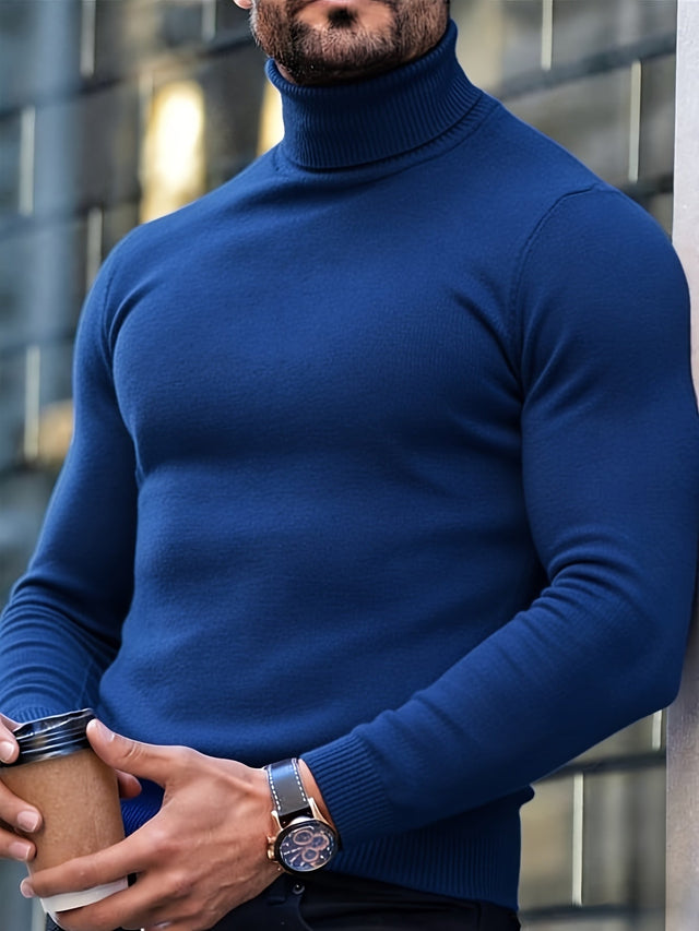 Carter - Men's Ribbed Turtleneck Pullover Sweater