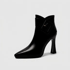 Cheryl - Women's Ankle Boots with Buckle Detail 8