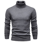 Darrel - Men's Ribbed Turtleneck Knit Sweater 2