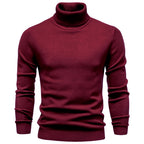 Darrel - Men's Ribbed Turtleneck Knit Sweater 4