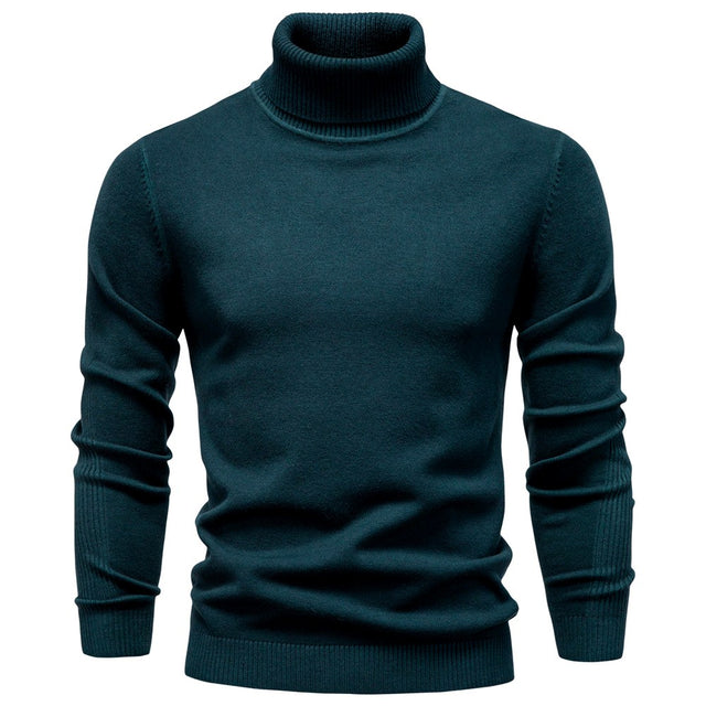 Darrel - Men's Ribbed Turtleneck Knit Sweater 5
