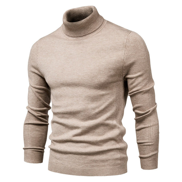 Darrel - Men's Ribbed Turtleneck Knit Sweater 6