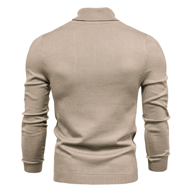 Darrel - Men's Ribbed Turtleneck Knit Sweater 7