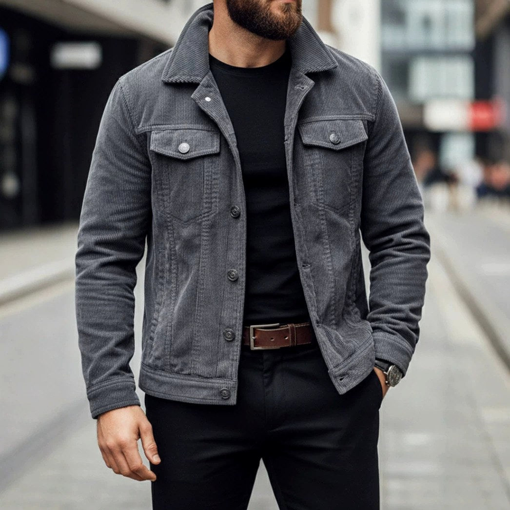 Egbert - Men's Corduroy Trucker Jacket 1