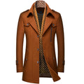 Elvin - Men's Notch Lapel Wool Coat 1