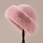Gracelyn - Women's Fluffy Fur Hat with Lined Interior