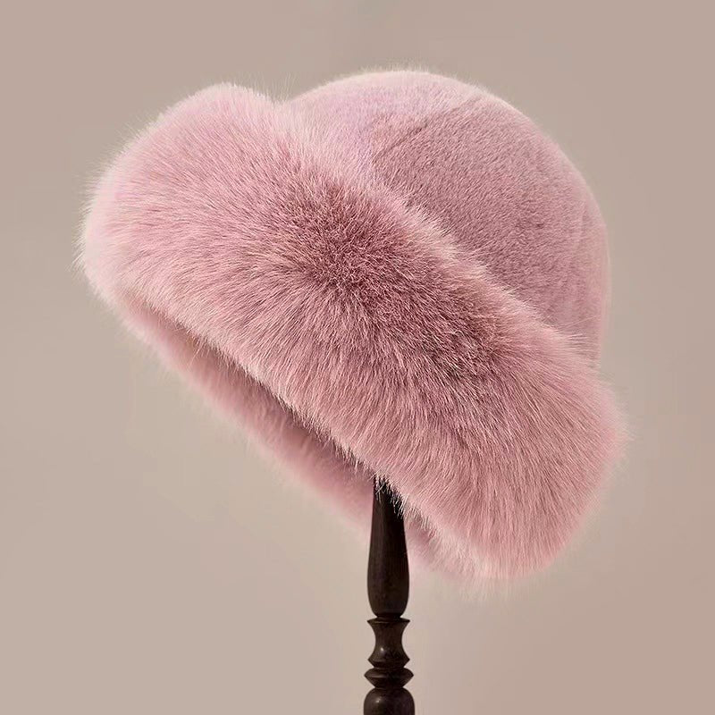 Gracelyn - Women's Fluffy Fur Hat with Lined Interior