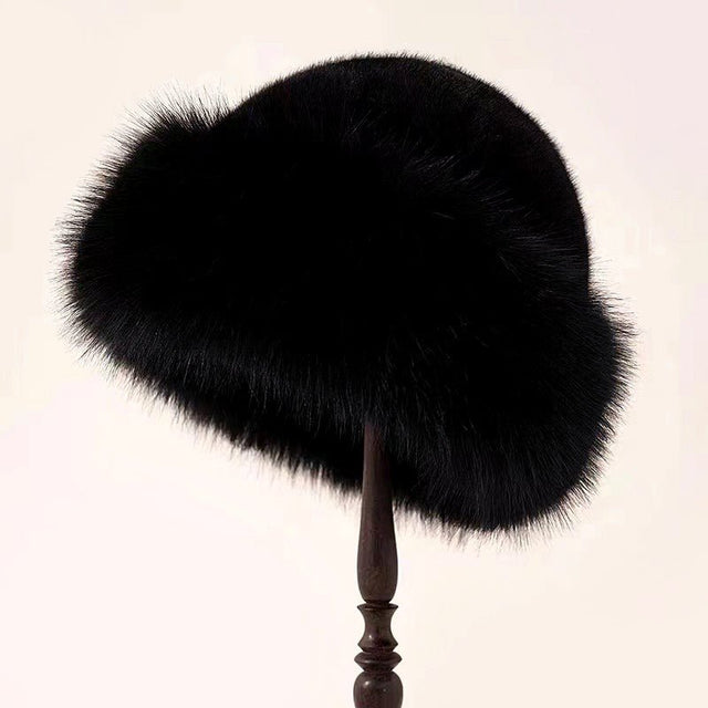 Gracelyn - Women's Fluffy Fur Hat with Lined Interior