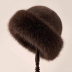 Gracelyn - Women's Fluffy Fur Hat with Lined Interior