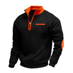 Holden - Men's Contrast Zip Sweatshirt with Chest Pocket 3