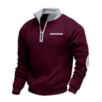Holden - Men's Contrast Zip Sweatshirt with Chest Pocket 4