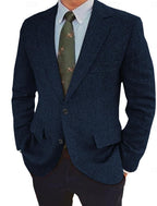 James - Men's Herringbone Vintage Blazer
