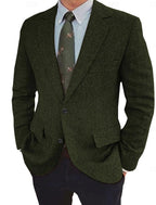 James - Men's Herringbone Vintage Blazer
