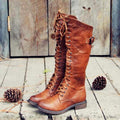 Jocelyn - Women's Lace-Up Knee-High Boots