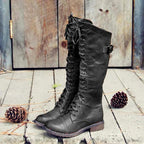 Jocelyn - Women's Lace-Up Knee-High Boots