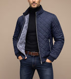 Keiran - Men's Quilted Puffer Jacket with Fleece Lining