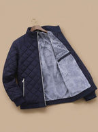 Keiran - Men's Quilted Puffer Jacket with Fleece Lining