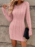 Lauren - Women's Textured Cable Knit  Dress 7