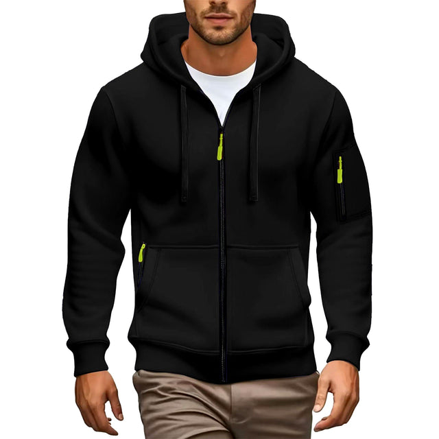Leonardo - Men's Utility Pocket Zip Hoodie 3