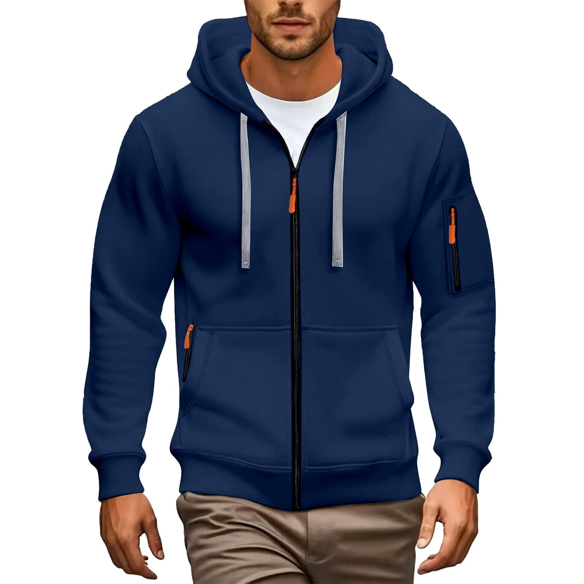Leonardo - Men's Utility Pocket Zip Hoodie 4
