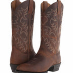 Marlena - Women's Embroidered Cowboy Boots with Block Heel