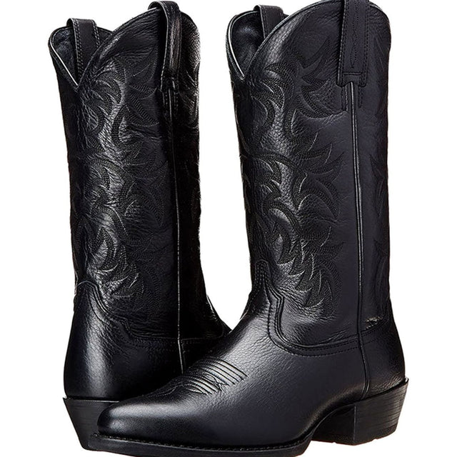 Marlena - Women's Embroidered Cowboy Boots with Block Heel