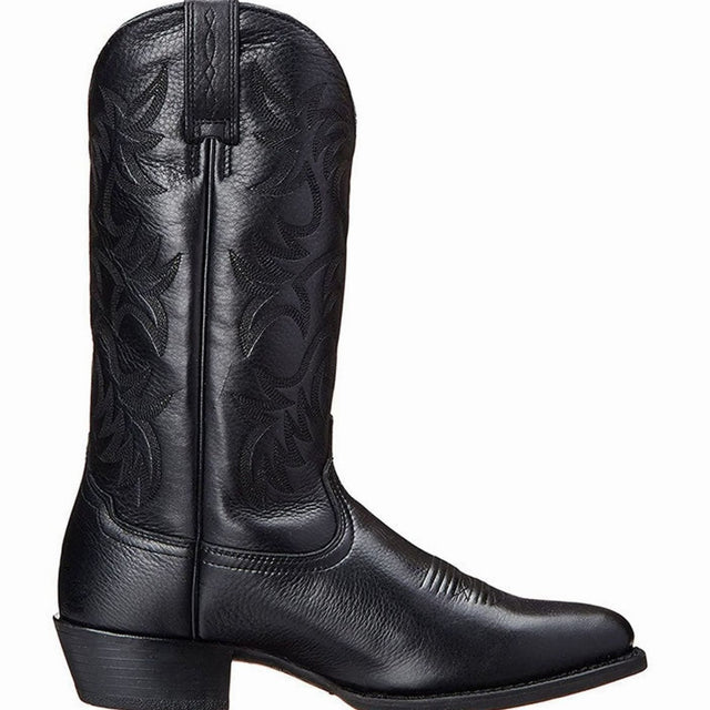 Marlena - Women's Embroidered Cowboy Boots with Block Heel