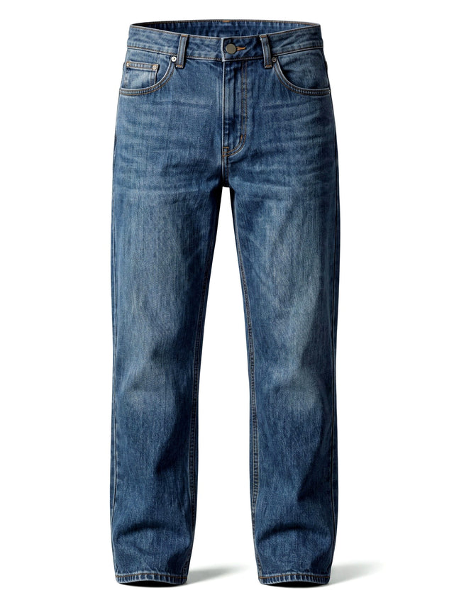 Matthew - Men's Button-Fly Straight-Leg Pants 3