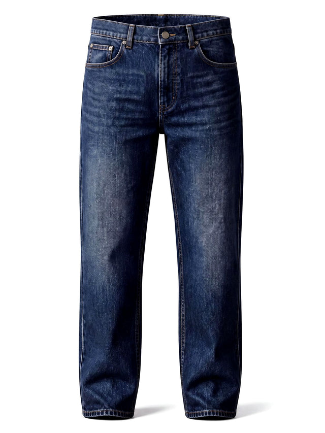 Matthew - Men's Button-Fly Straight-Leg Pants 4
