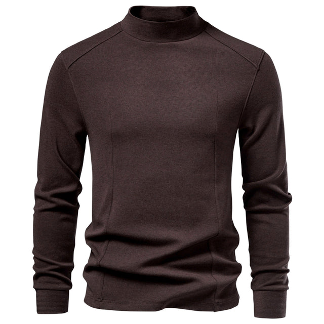 Michael - Men's High Neck Long Sleeve Pullover 3