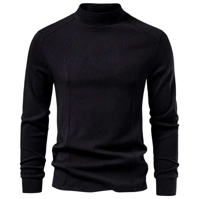 Michael - Men's High Neck Long Sleeve Pullover 4